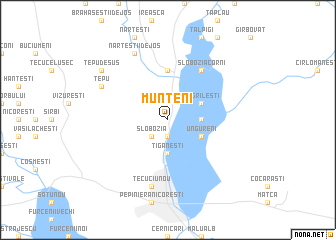 map of Munteni