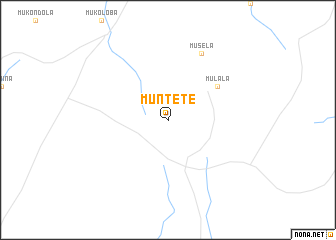 map of Muntete