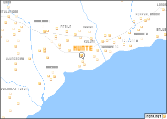 map of Munte