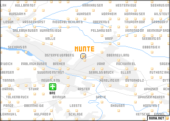 map of Munte