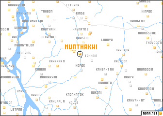 map of Munthakwi