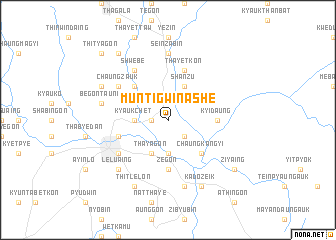 map of Muntigwin Ashe