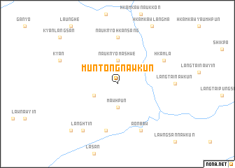 map of Muntong Nawkun