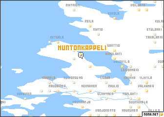 map of Muntonkappeli