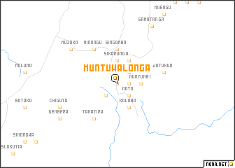 map of Muntuwalonga