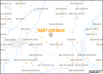 map of Muntzenheim