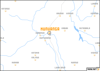 map of Munuanga