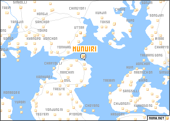 map of Munŭi-ri
