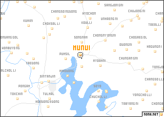 map of Munŭi