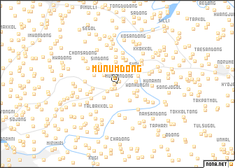map of Munŭm-dong