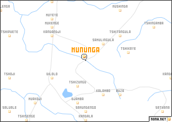map of Mununga