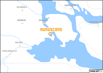 map of Munuscong