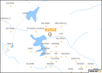 map of Munwe