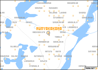 map of Munyakakoma