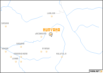 map of Munyama