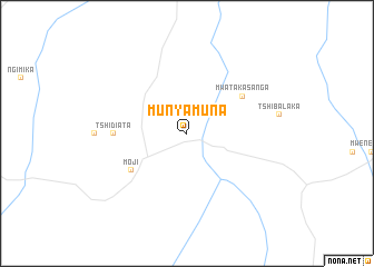 map of Munyamuna