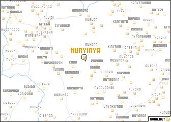 map of Munyinya