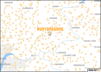 map of Munyŏng-dong