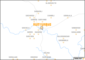 map of Munyumbwe