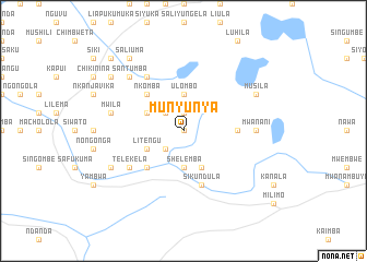 map of Munyunya