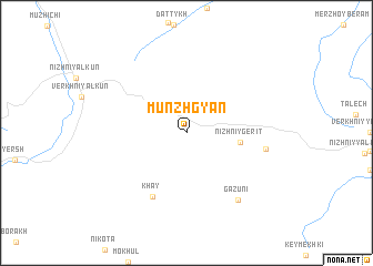 map of Munzhgyan