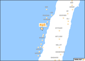 map of Mun