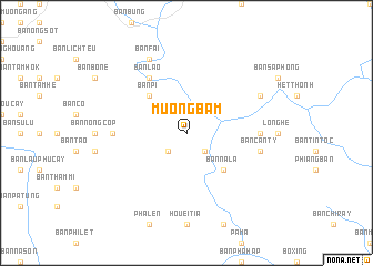 map of Muong Bam