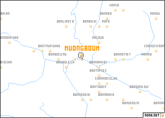 map of Mường Boum