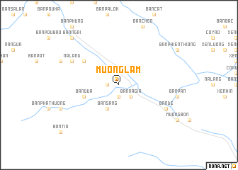 map of Mường Lầm
