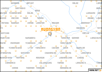 map of Muong Xan