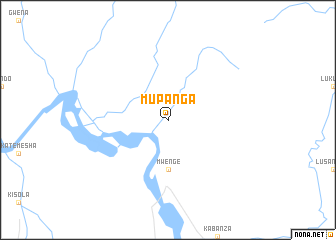 map of Mupanga