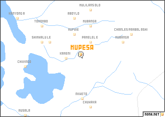 map of Mupesa