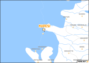 map of Mupesi