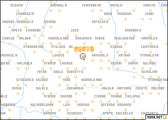 map of Mupya