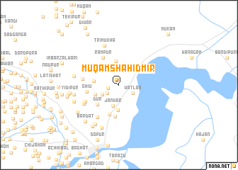 map of Muqām Shāhid Mīr