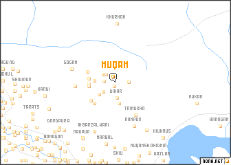 map of Muqām