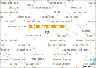 map of Muqbilat Ḩasan Āghā