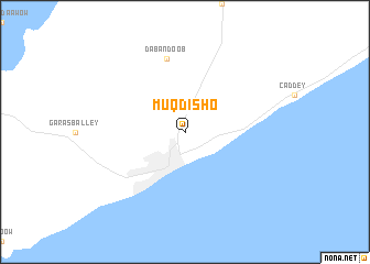 map of Muqdisho