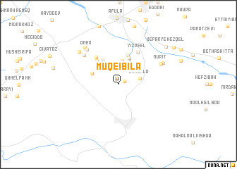 map of Muqeibila