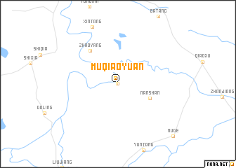 map of Muqiaoyuan