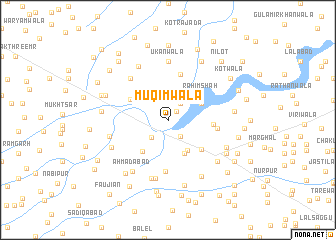 map of Muqīmwāla