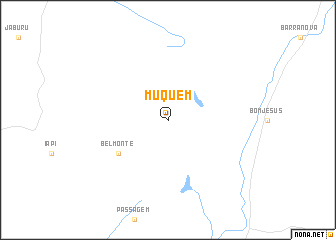 map of Muquém