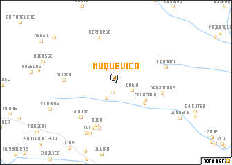 map of Muqueviça