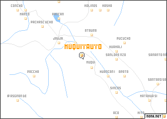 map of Muquiyauyo