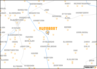 map of Murāba‘āt