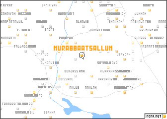 map of Murabba‘at Sallūm