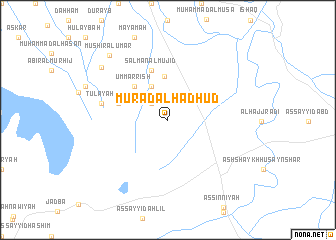 map of Murād al Hadhūd