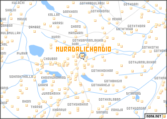 map of Murād Ali Chāndio