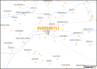 map of Muradbeyli