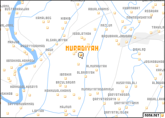 map of Murādīyah